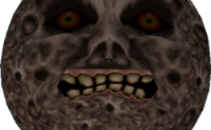 Imagem da lua utilizada no jogo Majora's Mask