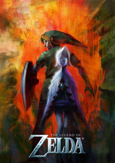 Primeira artwork oficial de Skyward Sword