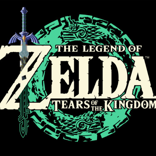 Tears of the Kingdom - Logo com fundo preto