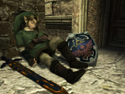 Link dormindo